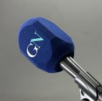 Personalisierter Podcast-Windschutz